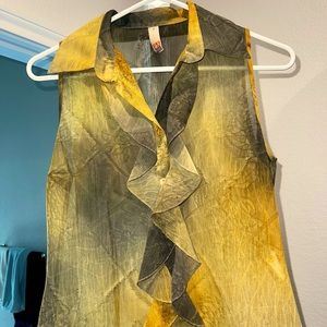 Stylish and sexy all season chiffon  blouse, size S